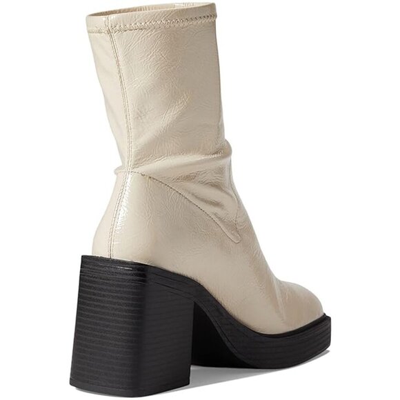 NIB KENNETH COLE NEW YORK Amber Heeled Booties in Ecru Womens Size 9 - Picture 4 of 9